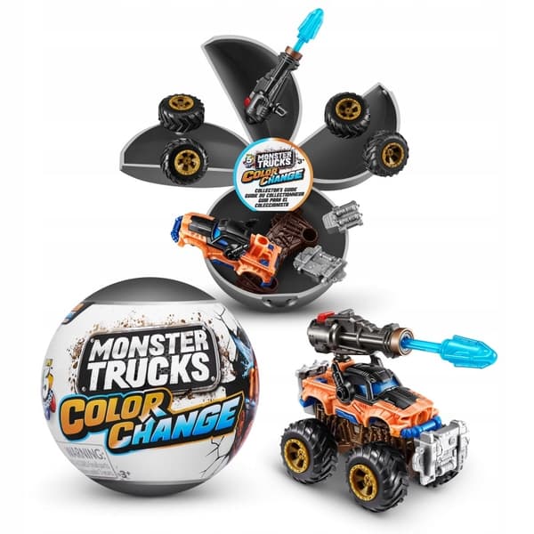5 SURPRISE MONSTER TRUCK COLOUR CHANGE