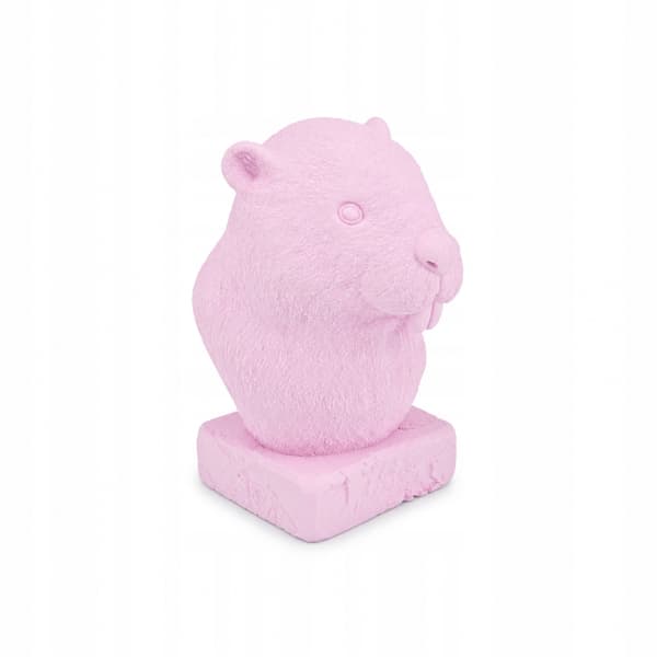 BEAVER BUST FIGURINE ON A BASE – DECORATIVE, MANY COLOURS