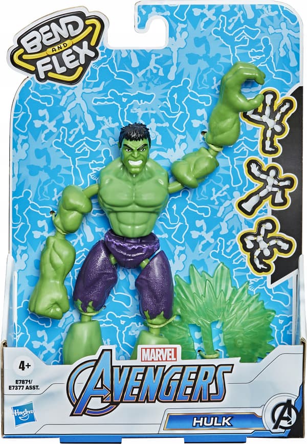 Hasbro Marvel Avengers – Bend and Flex Hulk Figure E7377 / E7871
