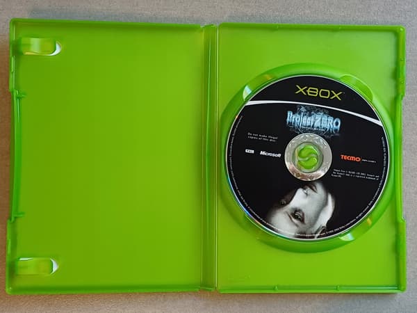 Project Zero, Xbox, no instruction booklet