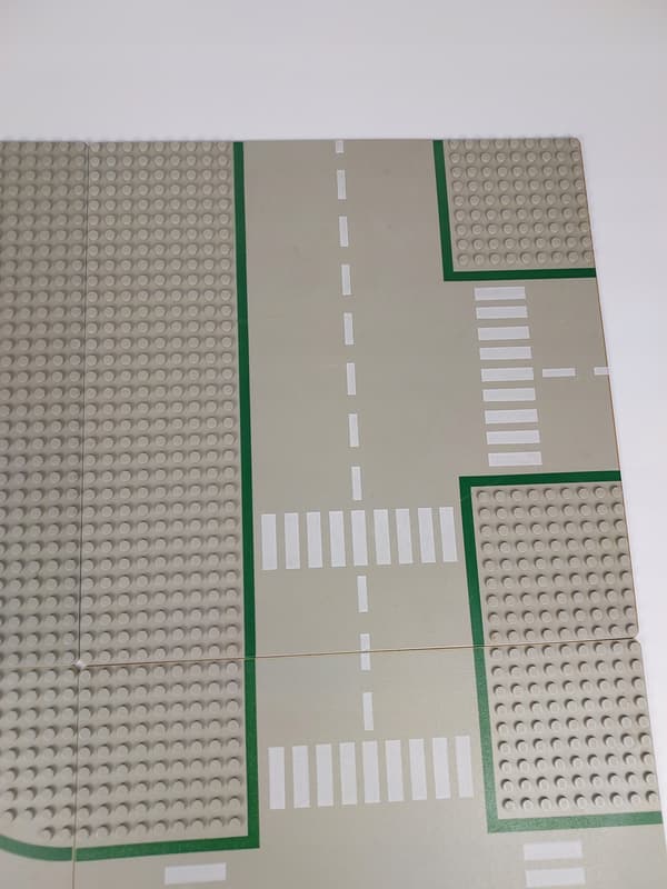 Lego building plates – streets, 32x32, model set, 4 pieces, P003