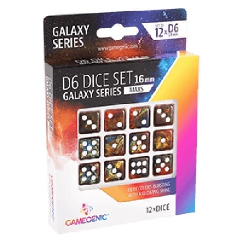 Battle Spirits Saga Gamegenic Galaxy Series D6 Dice Set "Mars"
