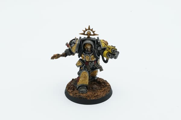 Warhammer 40k Space Marines Librarian Chaplain – converted plastic miniature