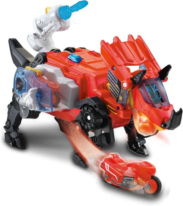 VTECH Switch & Go Dinos Hero Triceratops Interactive Figure