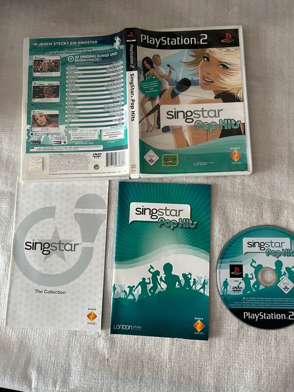 SINGSTAR POP HITS PS2