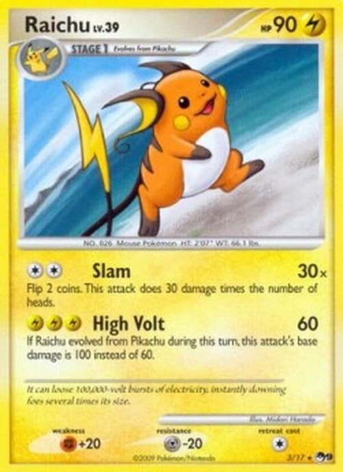 Pokemon Raichu Lv.39