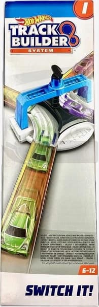 Mattel Hot Wheels TRACK BUILDER SWITCH IT + DPF18 car – Children’s toy