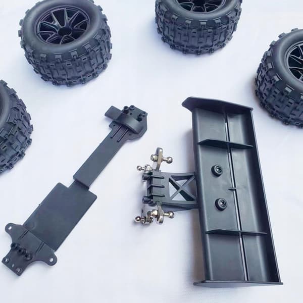 RC Body Shell DIY Replacement Parts with Wheels – Accessory for Wltoys