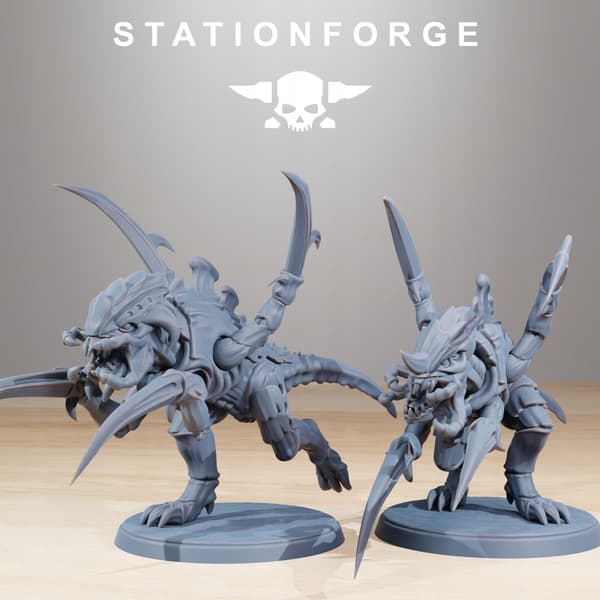 Xenarid-infanteriets närstridsenhet – Station Forge – 3D-utskrift
