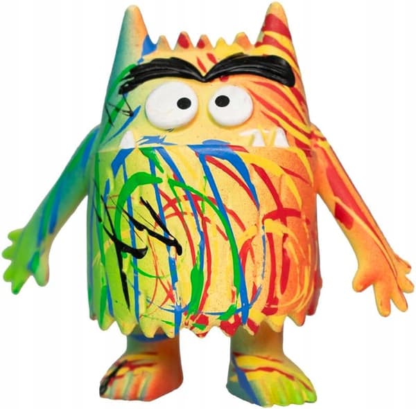 MULTICOLOURED MONSTER FIGURINE – A COLLECTOR’S ITEM FOR YOUR COLLECTION