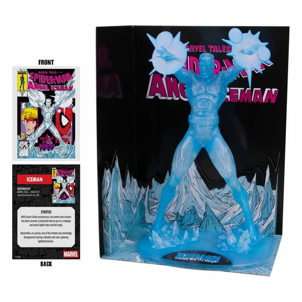1/6 Scale Marvel Edition Iceman PVC Figure (Red Platinum) 29 cm