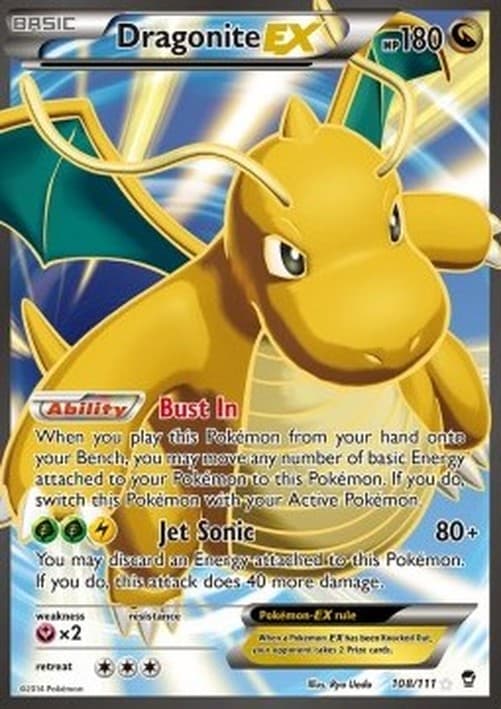 Pokemon Dragonite EX