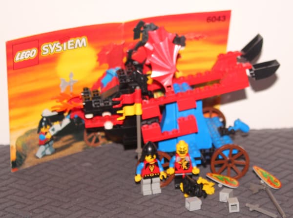 LEGO CASTLE 6043 INSTRUCTION MANUAL: Dragon Defender SET