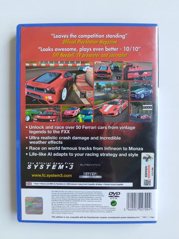 FERRARI CHALLENGE TROFEO PIRELLI PS2 PAL ENG