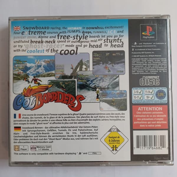 Cool Boarders, PS1, PSX
