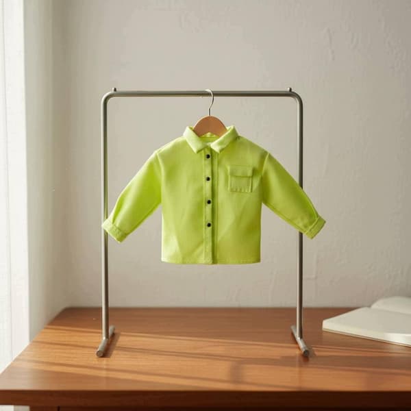 Lalka Long-sleeved shirt, khaki, sizes 1–12