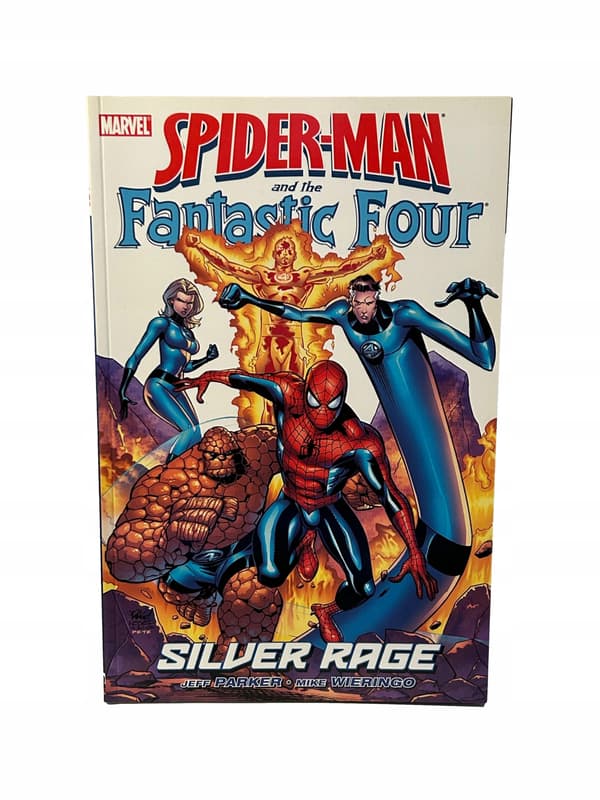 178C MARVEL COMICS SPIDER-MAN & FANTASTIC FOUR SILVER RAGE