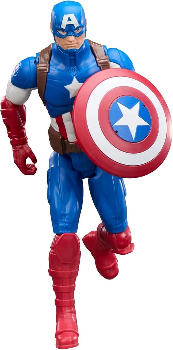 Captain America Marvel Titan 29.2 cm, 11 bends, shield 4+