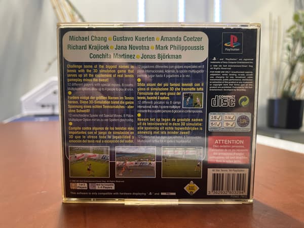 PSX PS1 All Star Tennis 99