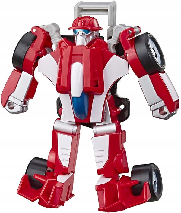 Heatwave figurine from Transformers Rescue Bots Academy
