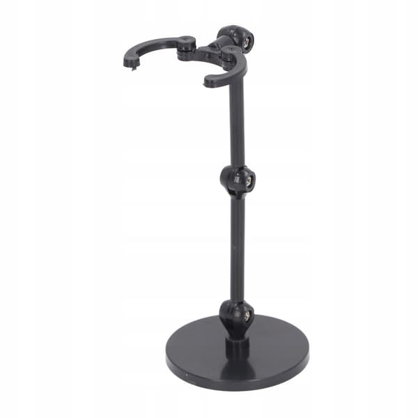 Display stand for dolls and action figures, made of plastic, for 6-inch models
