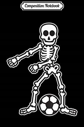 Composition Notebook: Flossing Skeleton Footballer Halloween Costume Jou
