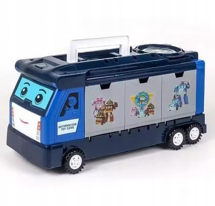 ROBOCAR FIGURES SET – ROY POLI – opening truck