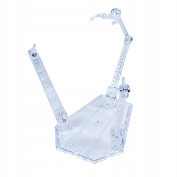 Display stand base for action figures – Multi-purpose, transparent, practical and adjustable