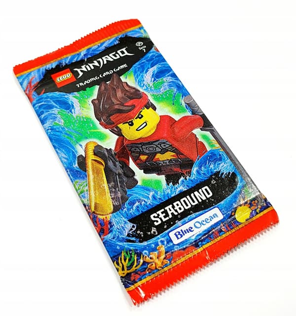 LEGO NINJAGO CARDS. SERIES 7: SEABOUND. 7 PACKETS. 35 CARDS. MIXED DESIGNS