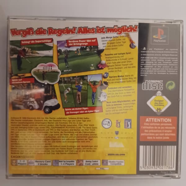 CyberTiger, PlayStation, PS1