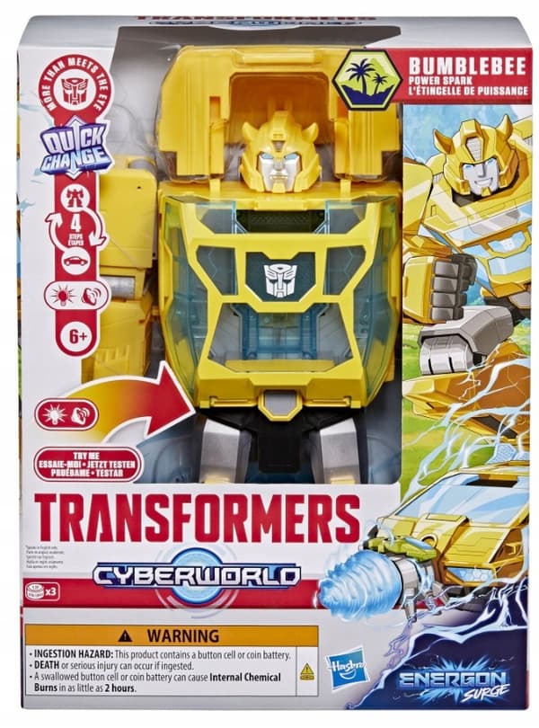 Transformers Cyberworld Bumblebee Power Spark G2451