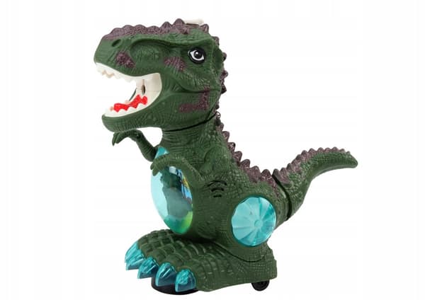 Dancing Dinosaur with Obstacle Sensor, Lights and Sounds – Green