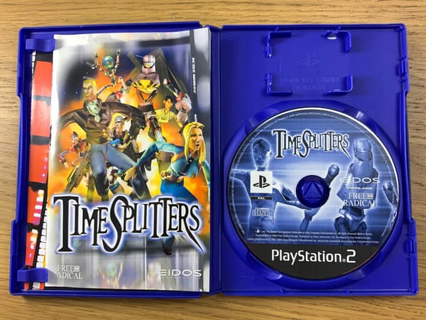 TIMESPLITTERS TIME SPLITTERS – excellent+ condition, complete PS2 set