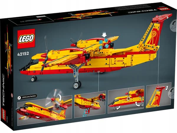 LEGO Technic Firefighting Plane – Flying Fire Brigade 42152