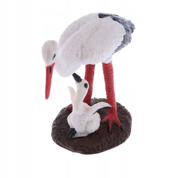 Jungle Wildlife White Crane Animal Model