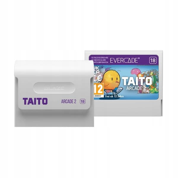 Evercade #18, Taito Arcade 2, 9-in-1, Retro, Multi-Game, Game Pack
