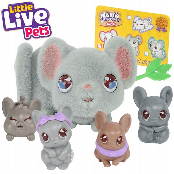LITTLE LIVE PETS MAMA SURPRISE MINI MICE INTERACTIVE PLUSH TOY