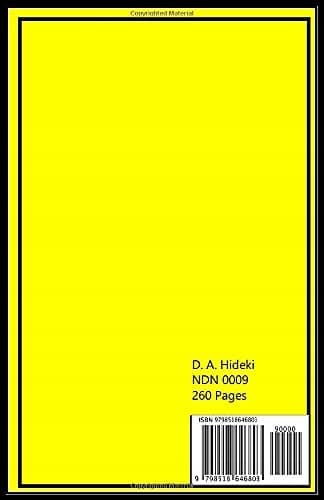 Noto Notebook: Yellow with Black Border – Size (5.5 x 8.5 in) 260 pages