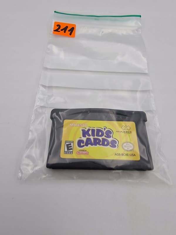 GAME BOY ADVANCE KID'S CARDS – ORIGINAL