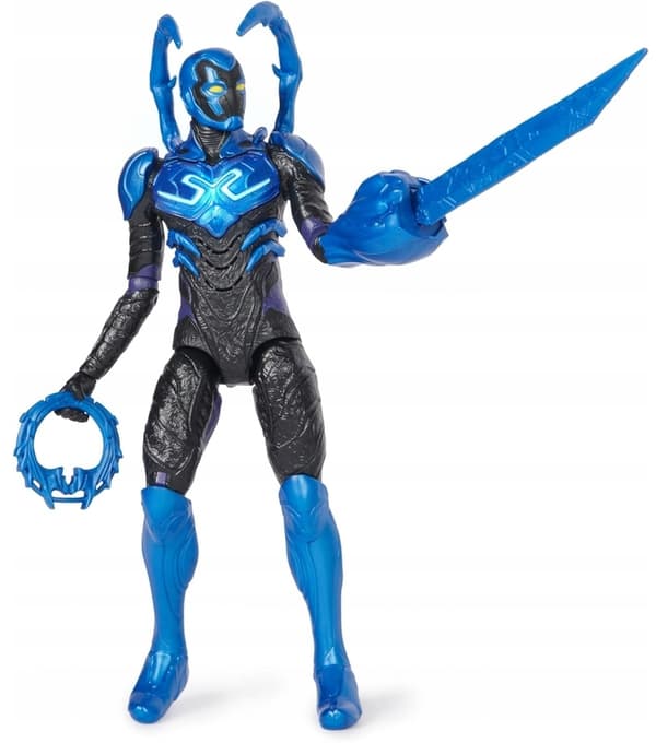 DC Blue Beetle Battle Mode 31cm Action Figure – Interactive, Lights and Sounds – Ages 4+