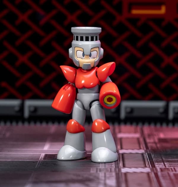 Jada Toys Mega Man Fire Man 4.5'' Figure 253251023 Plastic