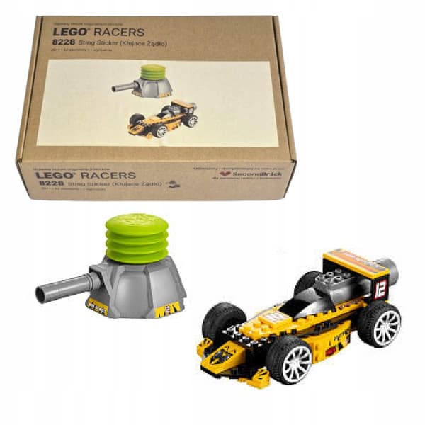 LEGO 8228 Racers Sting Sticker (Stinging Sting) - SecondBrick