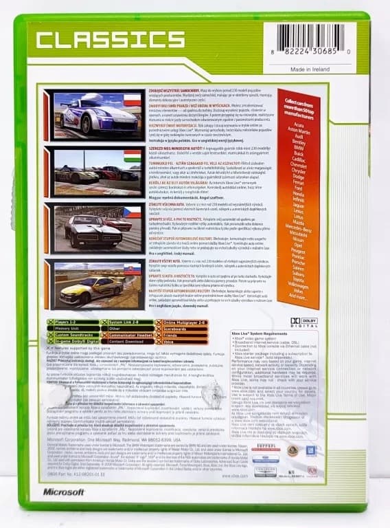 GAME - FORZA MOTORSPORT XBOX CLASSICS - XBOX 360