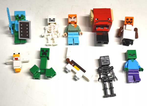 Lego Minecraft Minifigure Set (10 pieces)