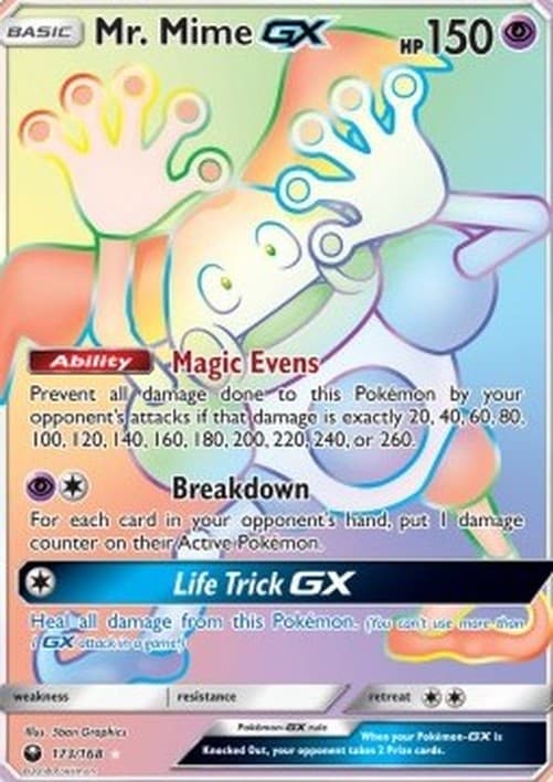 Pokemon Mr. Mime GX