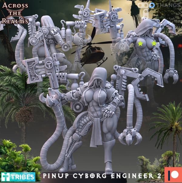 Pinup Cyborg Engineer 2: Across the Realms