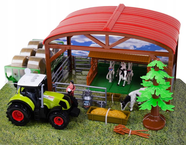 FARM FARMSTEAD SHED TRACTOR COWS ACCESSORIES 23 PCS.