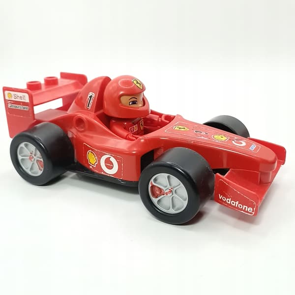 LEGO DUPLO Formula 1 Ferrari Racing Car + Driver