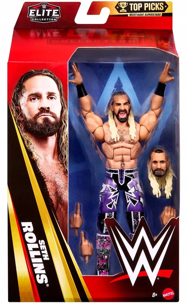 WWE - ELITE COLLECTION TOP PICKS 6' FIGURE: #6 SETH ROLLINS (FIGURE)