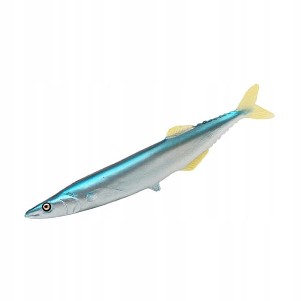Simulated Sea Creatures, Fish Figurines, Model Toys, Cupcake Toppers for Saury